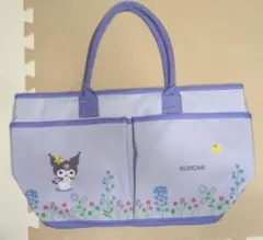 くろみ 手提げ袋 紫色 大きめ