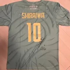 群馬グリーンウイングス　白岩蘭奈　直筆サイン入りレプリカユニフォーム