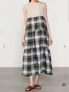 O'NEIL OF DUBLIN |リネンティアードワンピース ¥ 43,780