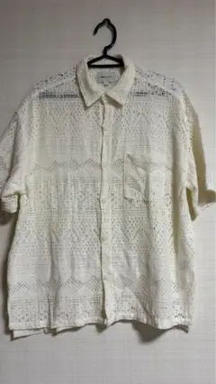 エマクローズ EMMA CLOTHES 23SS シアーシャツ　半袖　Mサイズ
