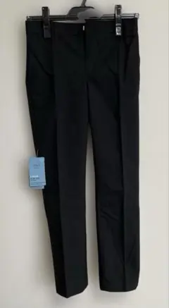 M&S School スリムパンツ ブラック キッズ UKサイズ10〜11歳用