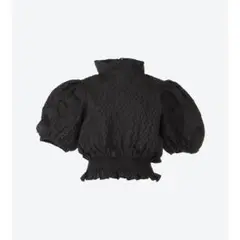 SISTER JANE Chelsea Jacquard Pleat Top