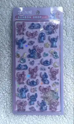 スティッチ　エンジェル　ボンボンドロップシール