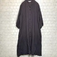 Fairy moonチャコールグレーシャツワンピース サイズM シンプル
