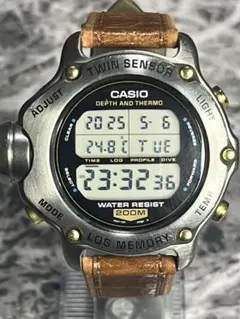 CASIO/カシオ】DEP-600 ツインセンサーロッグメモリー 腕時計