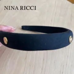 ☆美品☆NINA RICCI カチューシャ☆ブラック☆上品☆お嬢様