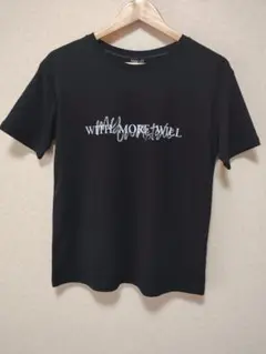 未使用品《INDIVI》インディヴィロゴプリントTシャツ