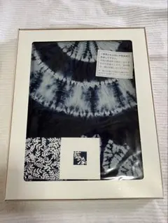藍染しぼり　風呂敷 約135cm x 135cm