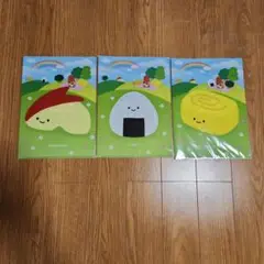 にっこりーノ クリアファイル3枚セット