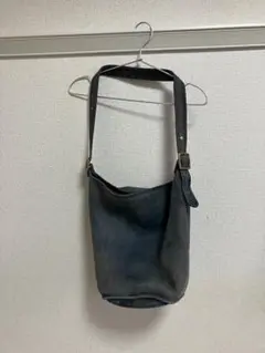 OLD COACH バケツ型ショルダーバッグ　ブルー