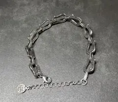 VINTAGE ヴィンテージ　シルバー925 馬蹄チェーンブレスレット