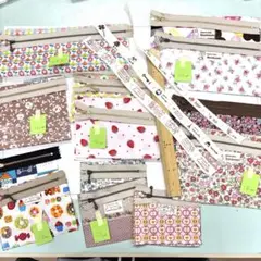 2 ラミネート加工生地マルチケースキット12セット