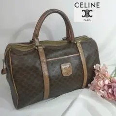 CELINE セリーヌ マカダム柄 ボストンバッグ トリオンフ