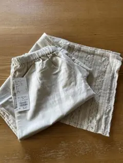 Samansa Mos2 裾レースぺチパンツ キナリ