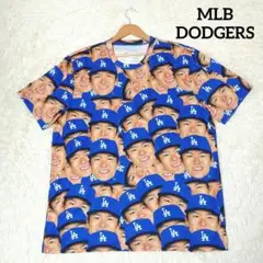 正規品 MLB LA ドジャース 山本由伸【XL】Tシャツ 青色系 ☆美品☆
