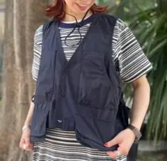 23AW BEAMS BOY ビッグ フィッシング ベスト