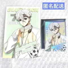 【匿名配送】ブルーロック パステルウェア キラキラカード ポストカード 凪