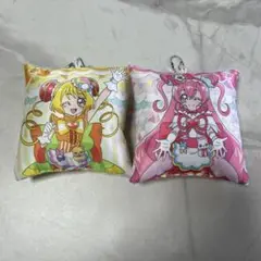 プリキュア クッション型キーホルダー　2個セット