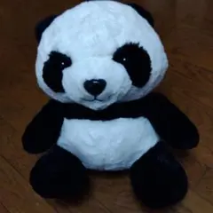 パンダのぬいぐるみ タグ付き