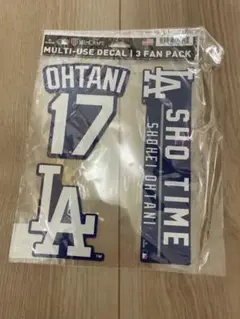 (新品)MLB公式　大谷翔平　ドジャースステッカー　3枚セット