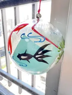 硝子風鈴(金魚)夏物語り・江戸風鈴※箱入り