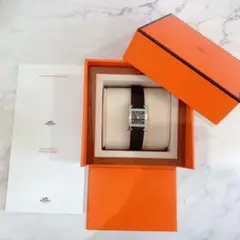 稀少モデル❗️エルメスhermes腕時計Hウォッチダイヤモンドブラックシルバー