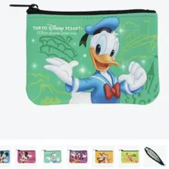 ディズニー チケットデザインポーチ ドナルド