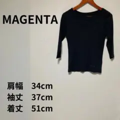 MAGENTA トップス マゼンタ 黒 ブラック