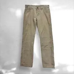 D4》LEE リー　ボタンフライ　コーデュロイパンツ　カジュアル31-34 綿①