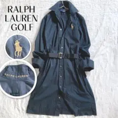 【ラルフローレンゴルフ】美品✨希少 ビッグポニー ゴールド シャツワンピース
