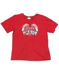 【ゲーム】太鼓の達人　Tシャツ　バンダイアパレル　Mサイズ　赤