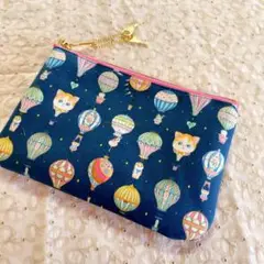 ユキエモン　22fabric ハンドメイド　ポーチ
