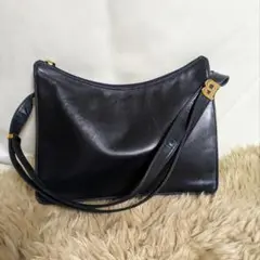 BALLY バリー ショルダーバッグ 本革 ネイビー