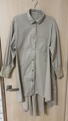 クールカレアン　FemicIteフェミシテ　ロングシャツワンピースベージュ