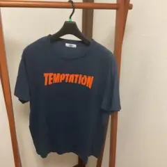 TEMPTATION ロゴ Tシャツ ネイビー 半袖