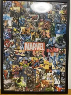 MARVEL キャラクターコラージュ ジグソーパズル　額付き！ 714A+Gb6IfS._UF894,1000_QL80_.jpg