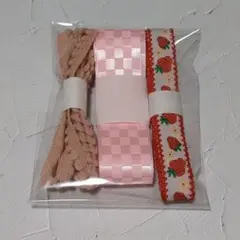 ハンドメイド　素材パーツ　リボンレース　チロリアンテープ　まとめ売りセット