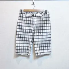 Black&White ブラックアンドホワイト シアサッカー ハーフパンツ 夏