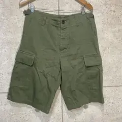A.P.C. アーペーセー　オリーブグリーン カーゴショートパンツ サイズM