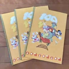 【新品未使用】ディズニー ウォルト100周年 ノート 3点セット