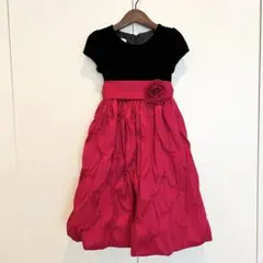 Mikarden LONDON ドレス 黒と赤　サイズ8 120-130cm