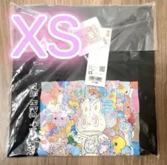 新品 ユニクロ ポップマート ラブブ Tシャツ ブラック XS