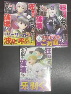 美品 狂戦士なモブ、無自覚に本編を破壊する 1-3 既刊全巻セット