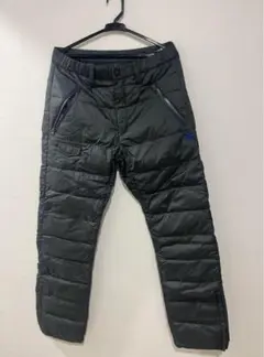値下げ！パーリーゲイツ ダウンパンツ PG ロゴ付きダークグレーサイズ4