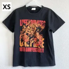ワンピース　10周年 アニバーサリー　半袖　Tシャツ　黒　XS 匿名配送