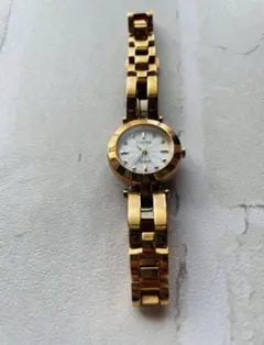 【美品】 CITIZEN Wicca ゴールド ソーラー時計