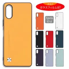 SONY Xperia 10Ⅵ ケース ☆おまけ ガラスフィルム付：GY