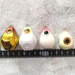 釣り用おもり 集魚オモリ 30号4個 カワハギ かわはぎ シンカー オモリ②