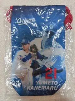 【金丸プロ初勝利】【新品未開封】中日ドラゴンズ 金丸夢斗 縦長きんちゃく