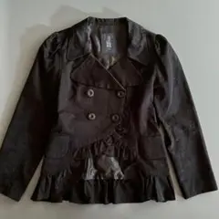 美品　ブラックピースナウ　BPN ジャケット　フリル　黒　薔薇　ローズ　皇子